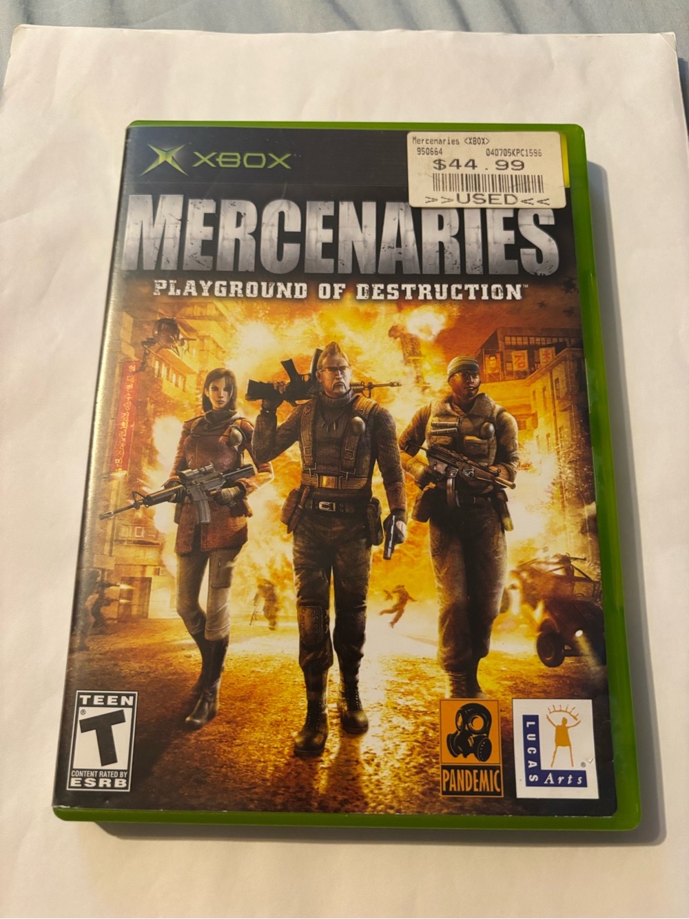 Xbox Mercenaries: Playground of Destruction CIB